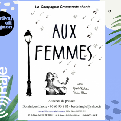 RAJE FAIT SON FESTIVAL JOUR 10 : AUX FEMMES / Gisèle Bihan & Didier Blons au micron de RAJE